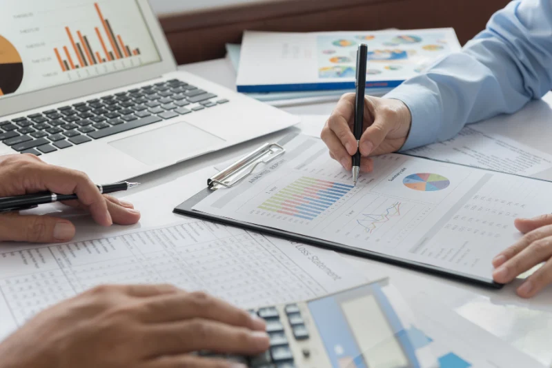 Financial analysis charts for US property investment tax strategy planning